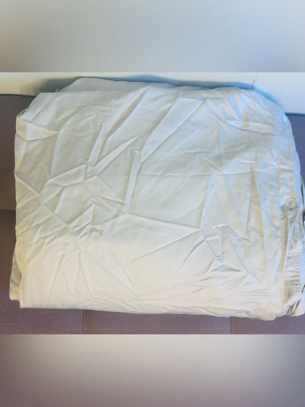 NWOT Quince Light Gray Bamboo Duvet Cover!